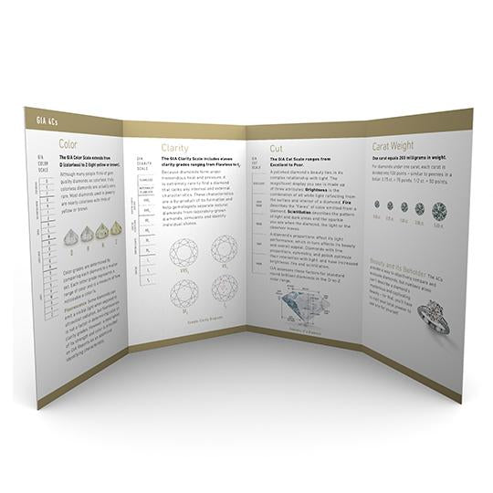 Co-branded 4Cs of Diamond Quality Brochure (Pack of 250 or 500)