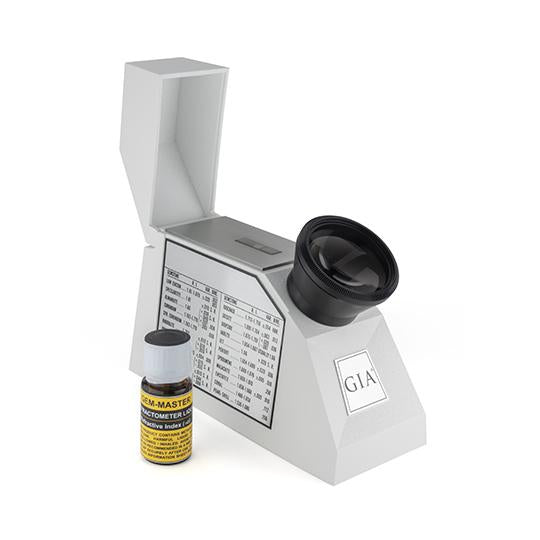 Duplex II Refractometer with Polarizing Filter & RI Liquid