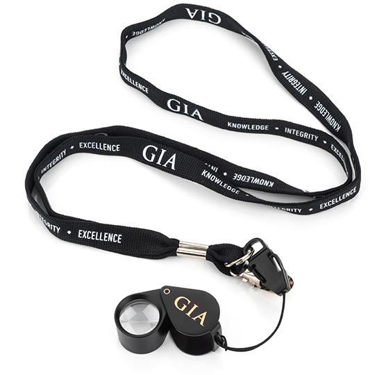 Hand Loupe 10x - 18 mm and GIA Lanyard