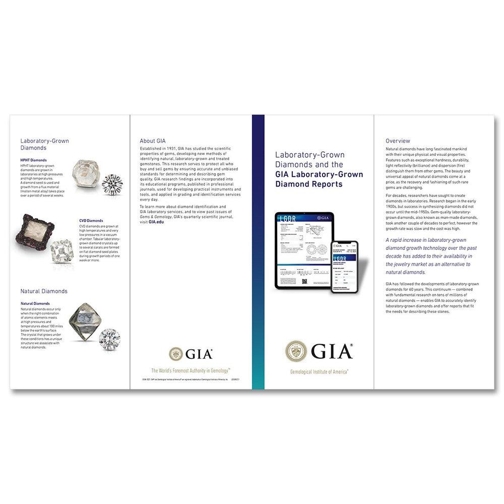 Downloadable Laboratory-Grown Diamonds and the GIA Laboratory-Grown Diamond Reports Brochure