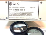 Bottom of Refractometer showing labeling