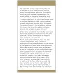 Emerald brochure panel with text about emerald fillers