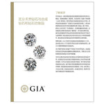 Distinguishing Natural Diamonds from Laboratory-Grown Diamonds brochure front and back in Chinese